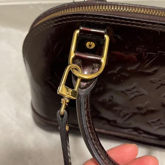 Louis Vuitton Hand Bag Alma BB Bordeaux Vernis - Picture 8 of 16